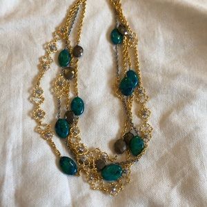 Alexis Bittar 4 strand statement necklace